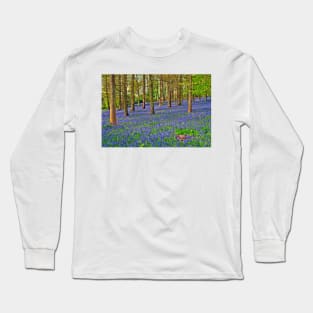 Bluebells Bluebell Woods Greys Court Oxfordshire UK Long Sleeve T-Shirt